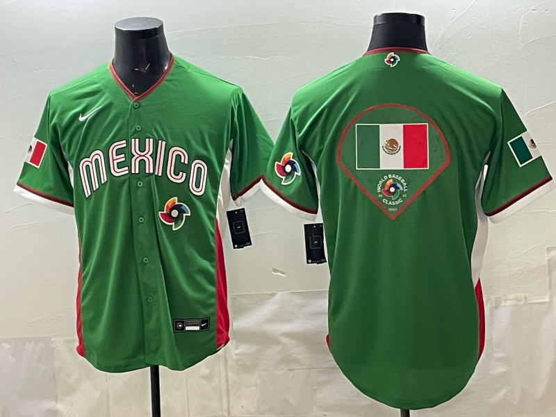 Men 2026 World Cub USA blank green Nike MLB Jersey 006
